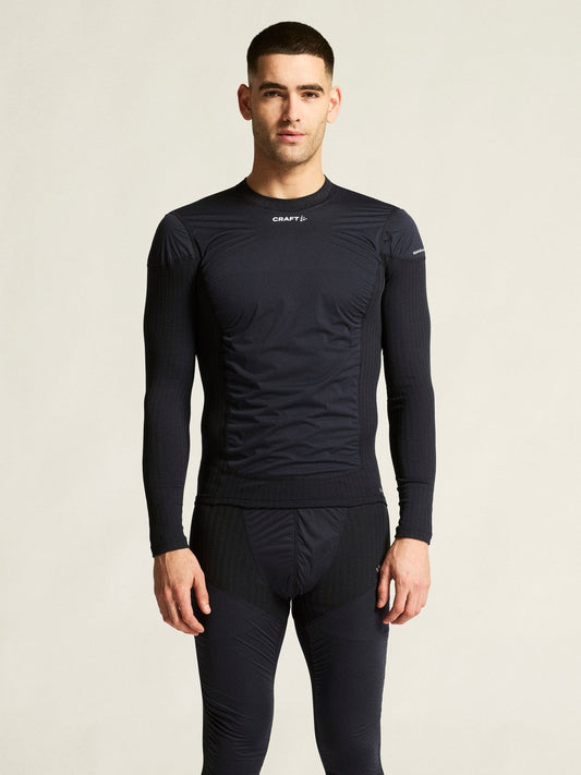 Men's Active Extreme X Wind Baselayer - Black/Granite Men's Baselayer Craft Sportswear NA