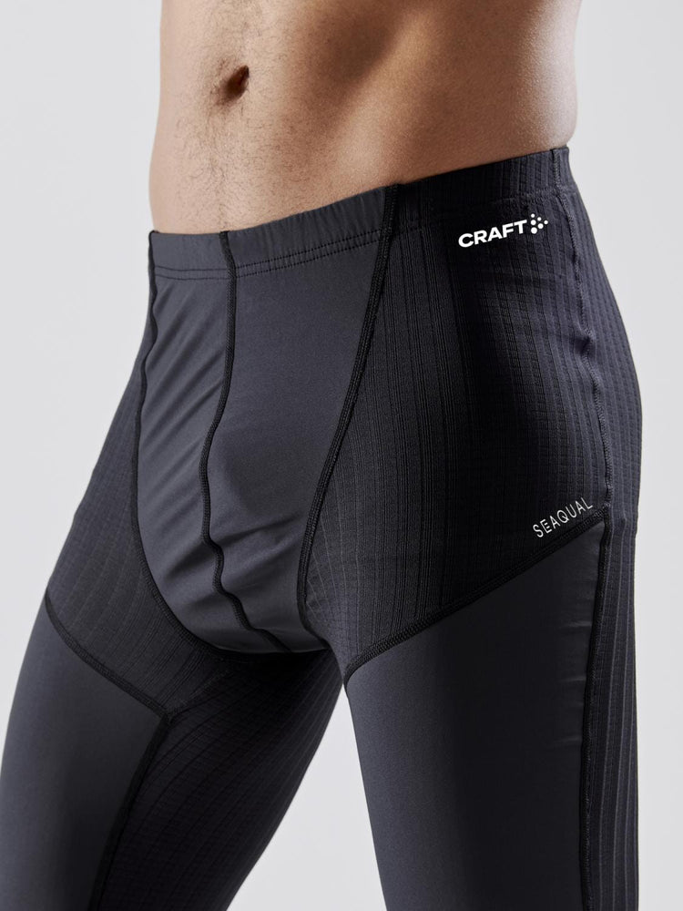 MEN'S ACTIVE EXTREME X WIND BASELAYER PANTS - Black/Granite Craft Sportswear NA