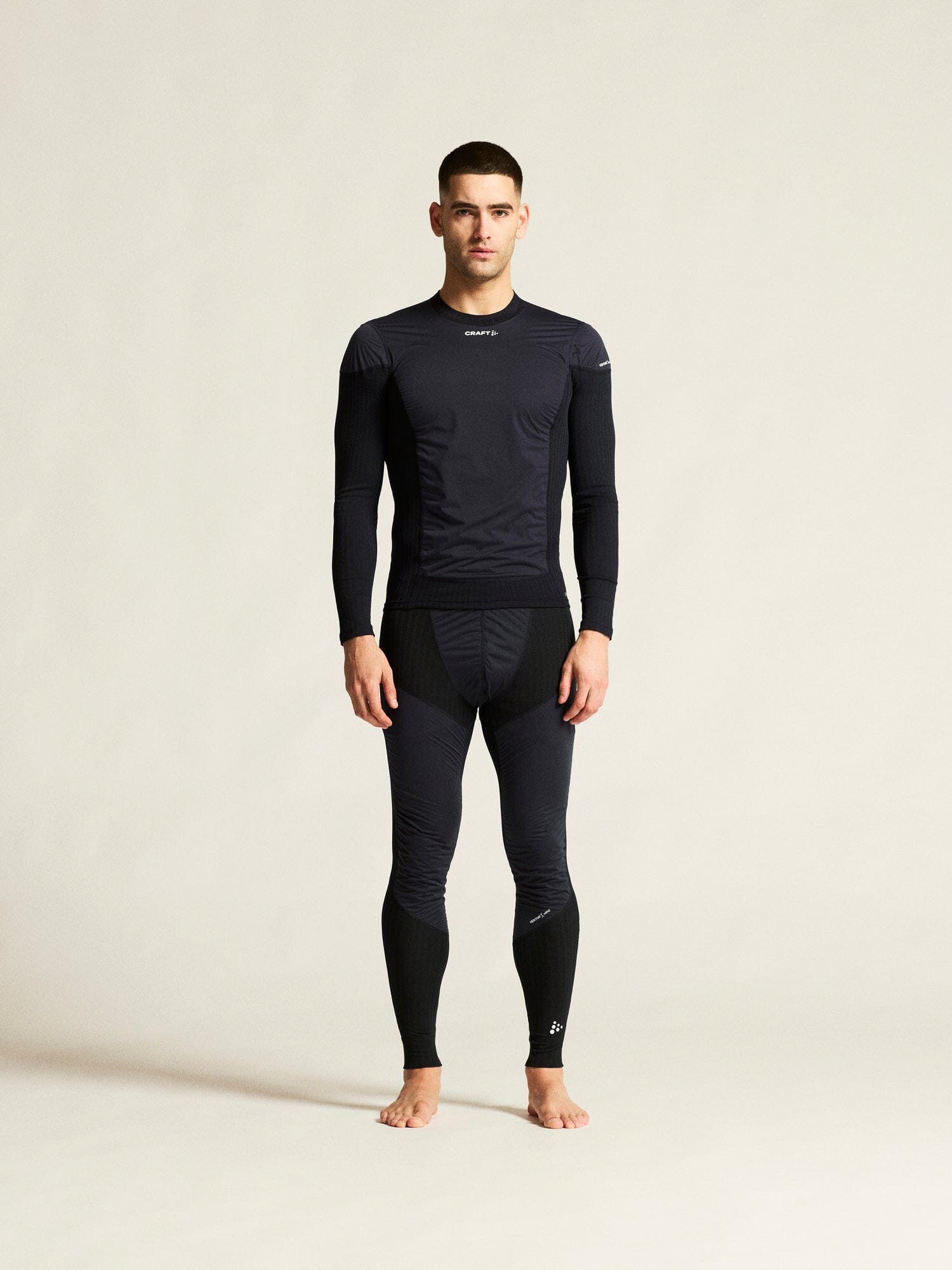 Men's Active Extreme X Wind Baselayer Pants - Black/Granite