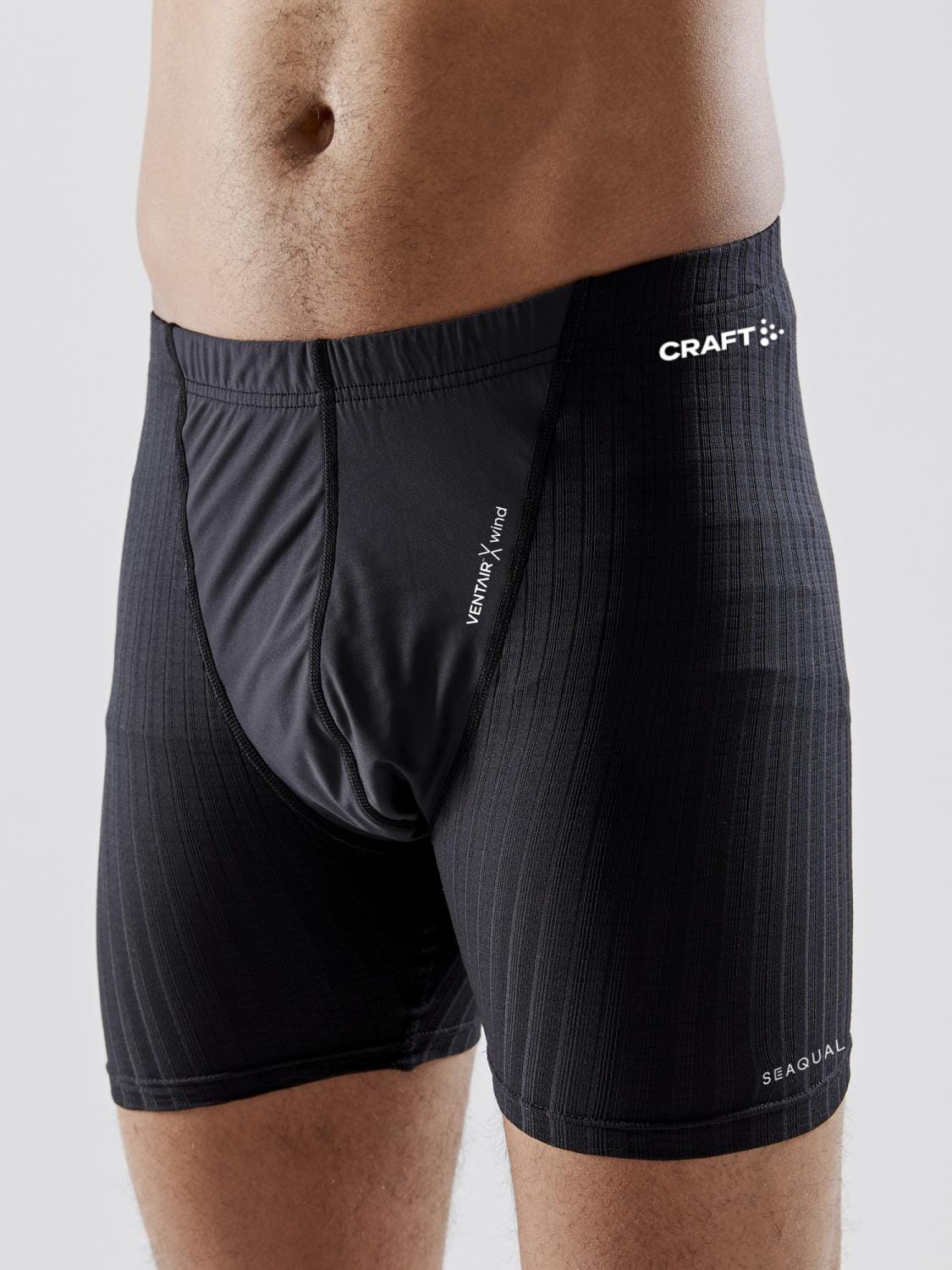 Men's Active Extreme X Wind Boxer - Black/Granite Craft Sportswear NA