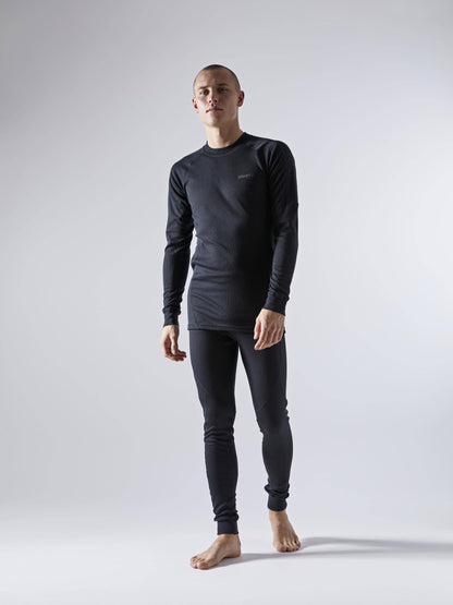 MEN'S CORE DRY BASELAYER SET - Black Craft Sportswear NA