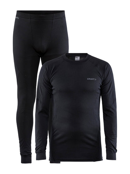MEN'S CORE DRY BASELAYER SET - Black Craft Sportswear NA