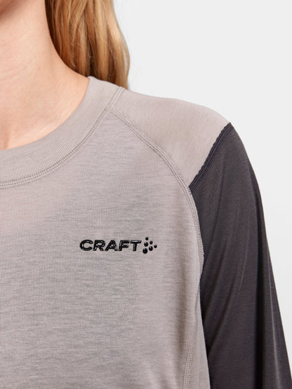 Women's Core Warm Baselayer Set - Clay/Granite Women's Baselayer Craft Sportswear NA