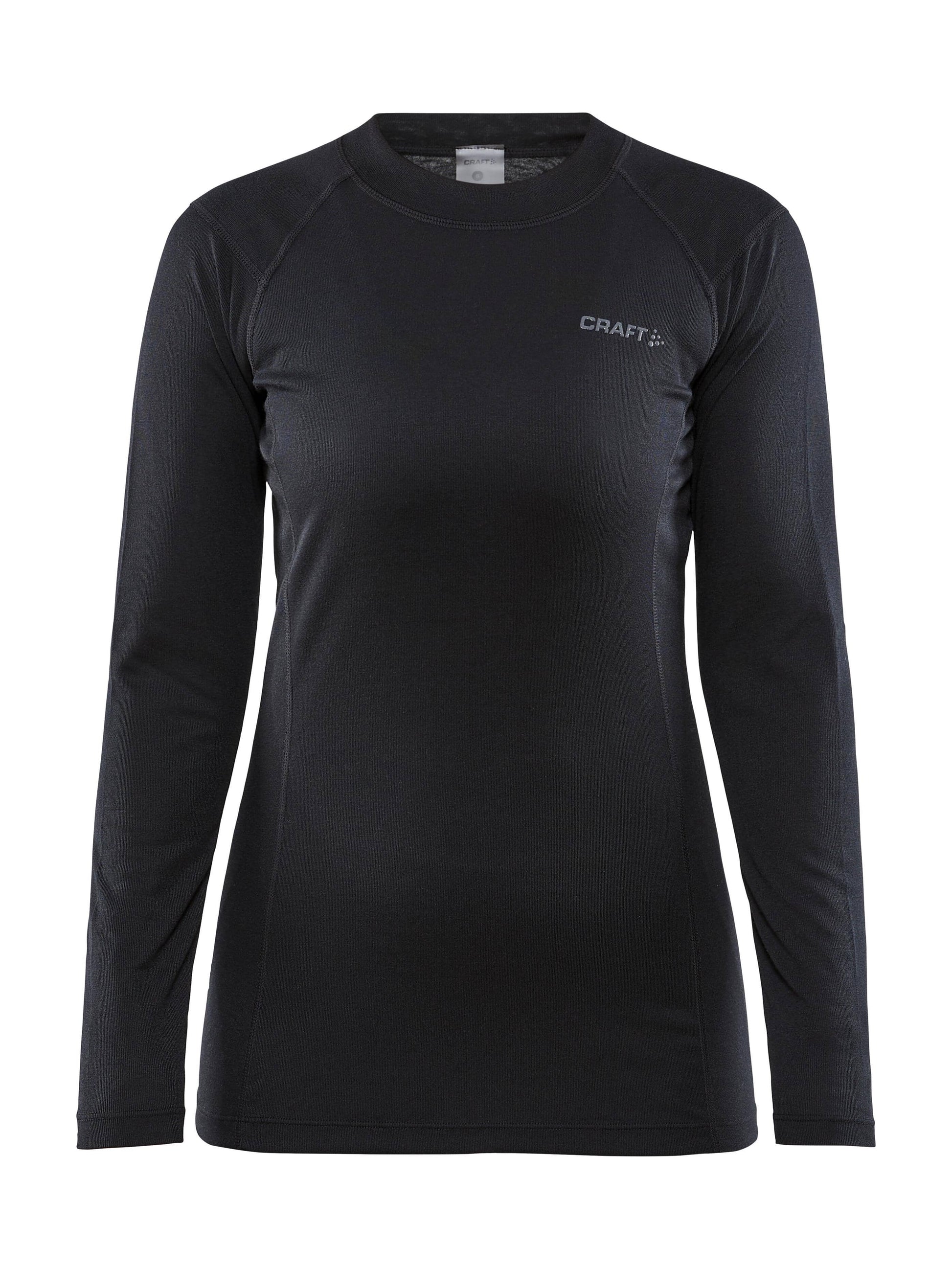 WOMEN'S CORE WARM BASELAYER SET - Black Craft Sportswear NA
