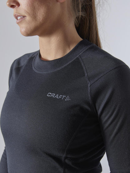WOMEN'S CORE WARM BASELAYER SET - Black Craft Sportswear NA