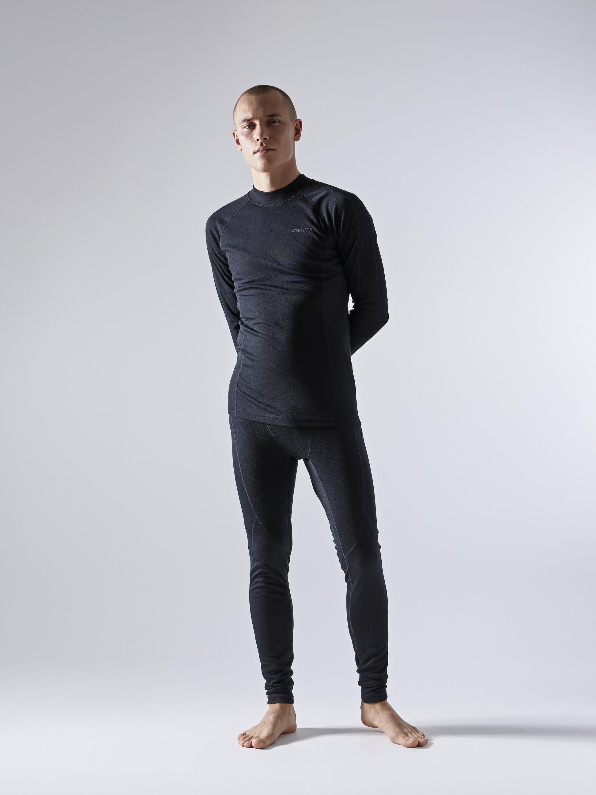 MEN'S CORE WARM BASELAYER SET - Black Craft Sportswear NA