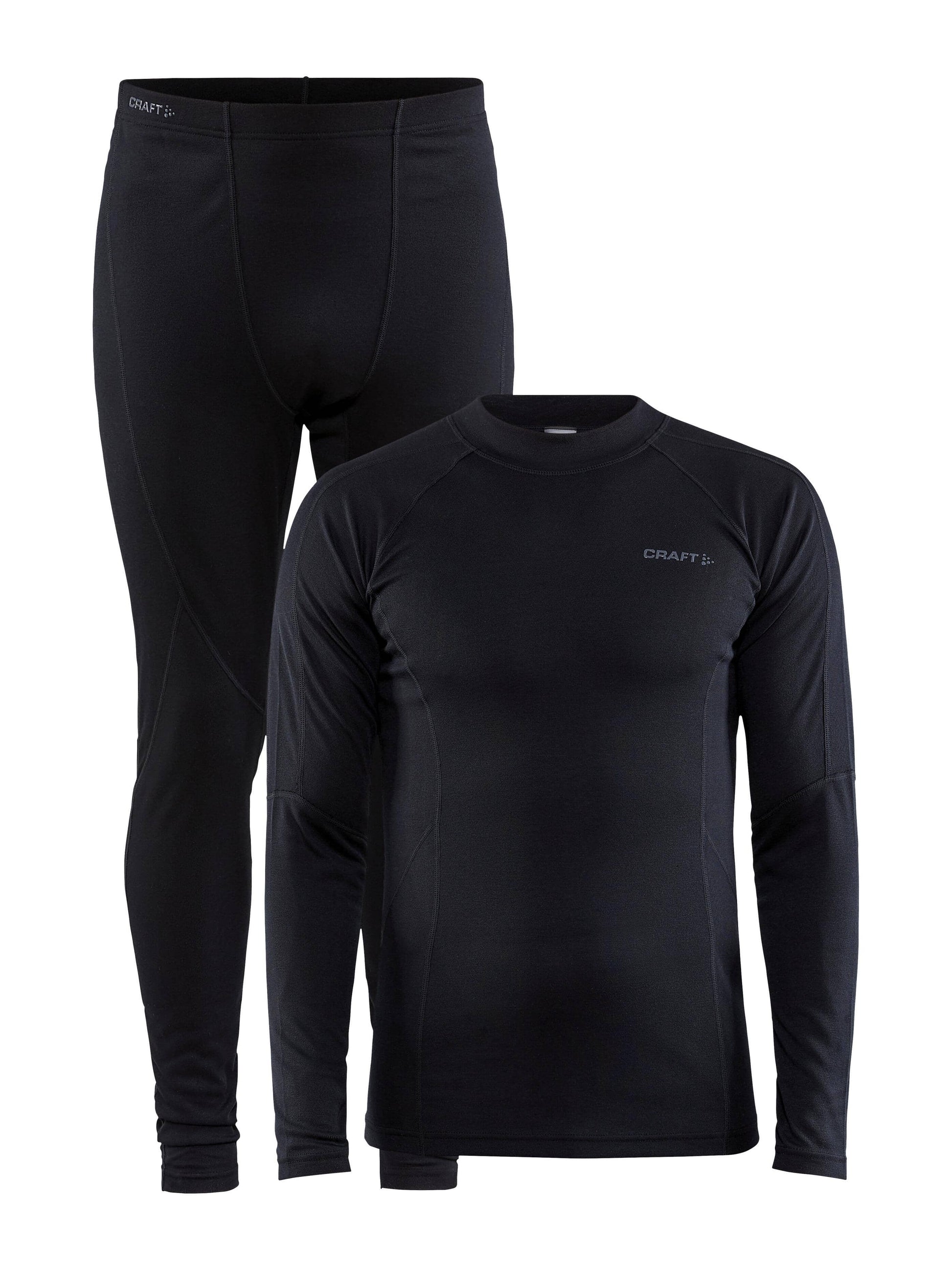 MEN'S CORE WARM BASELAYER SET - Black Craft Sportswear NA