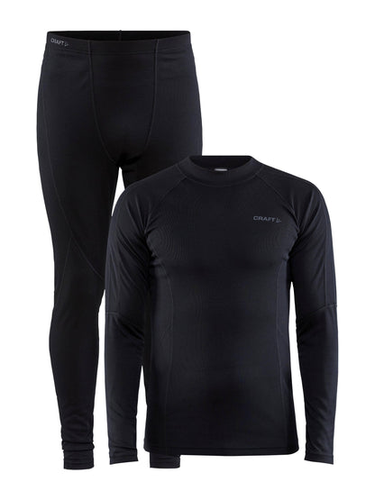 MEN'S CORE WARM BASELAYER SET - Black Craft Sportswear NA