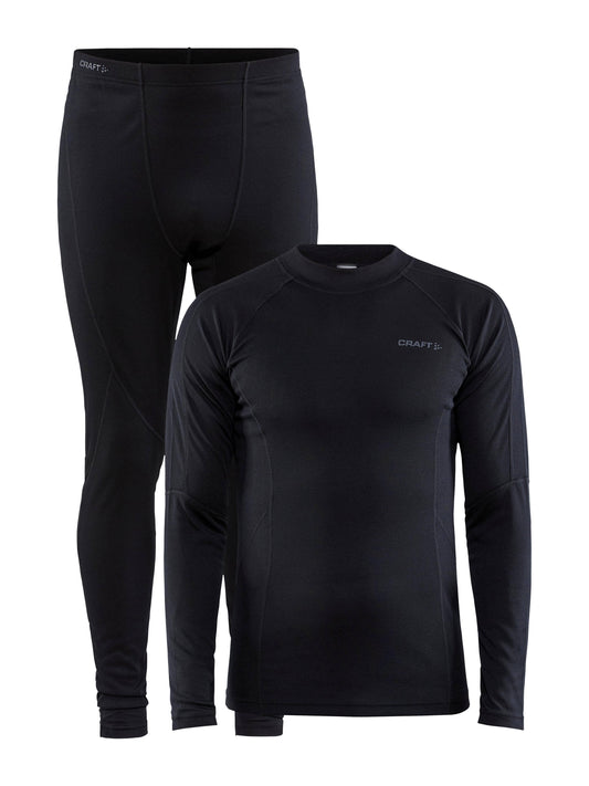 MEN'S CORE WARM BASELAYER SET - Black Craft Sportswear NA