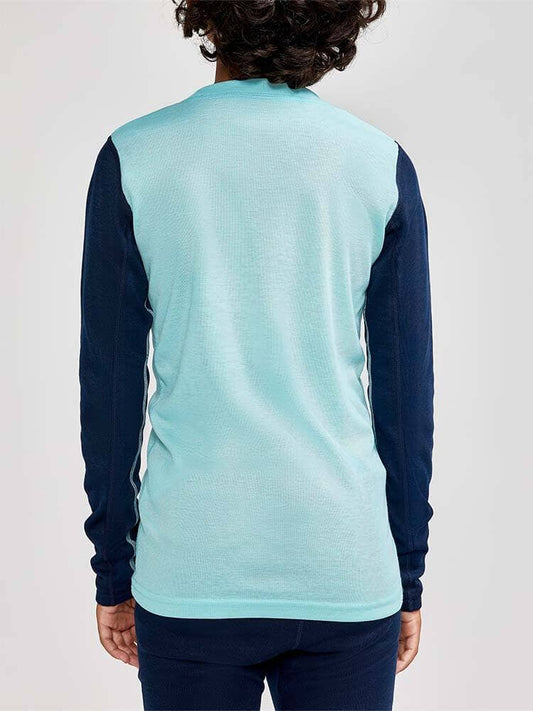 KIDS CORE WARM BASELAYER SET - BLAZE-AREA Craft Sportswear NA