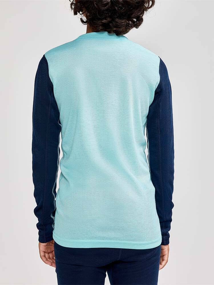 KIDS CORE WARM BASELAYER SET - BLAZE-AREA Craft Sportswear NA