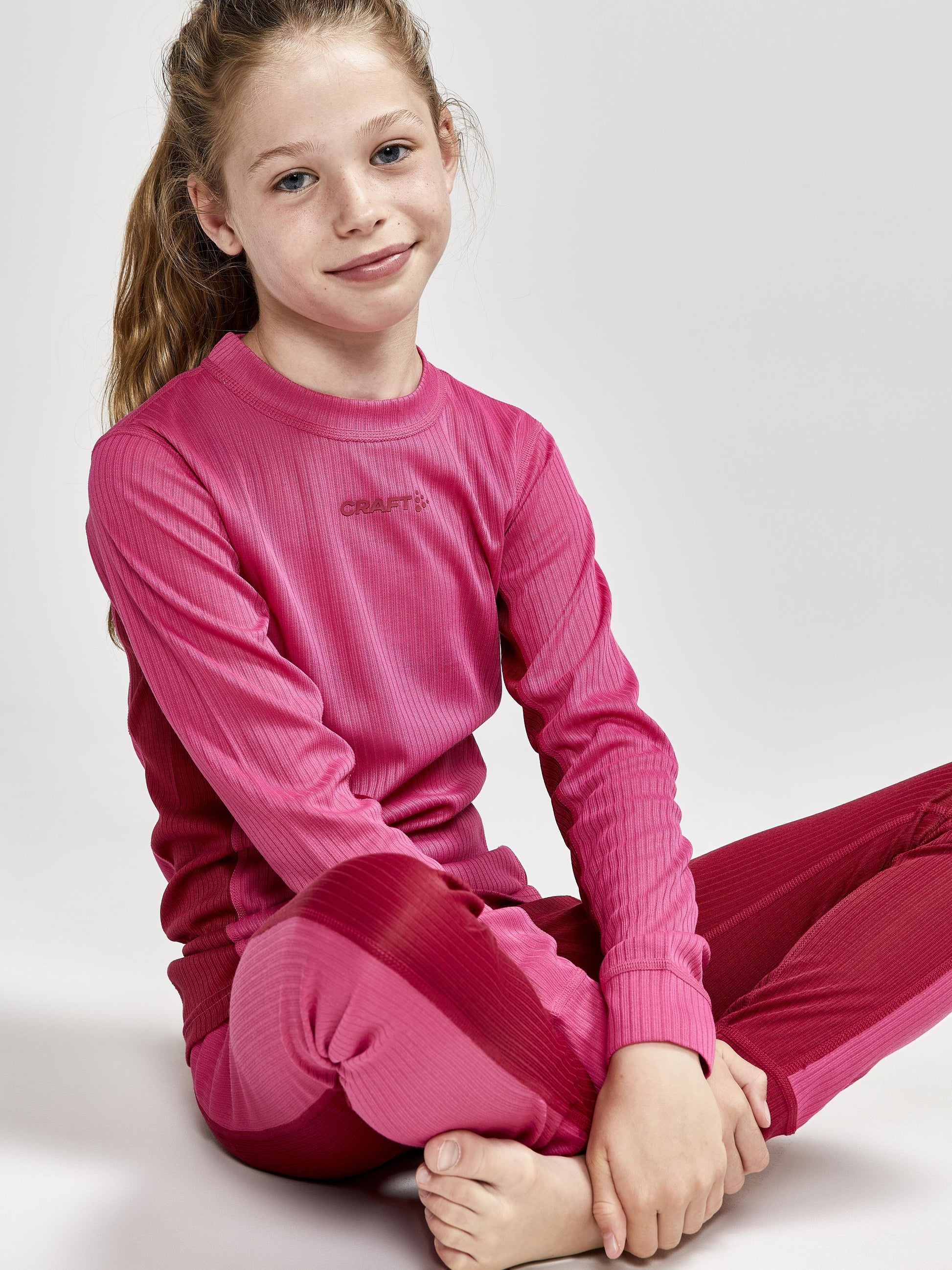 KIDS CORE DRY BASELAYER SET - FAME-MACHINE Craft Sportswear NA