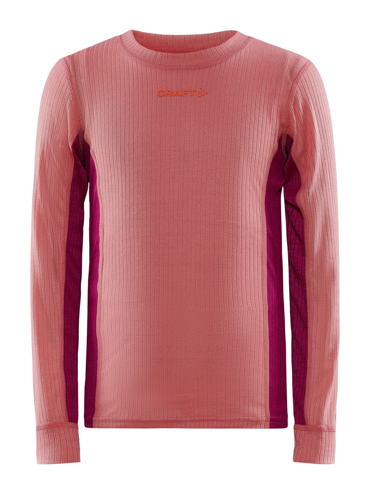 KIDS CORE DRY BASELAYER SET - CORAL-ROXO Craft Sportswear NA
