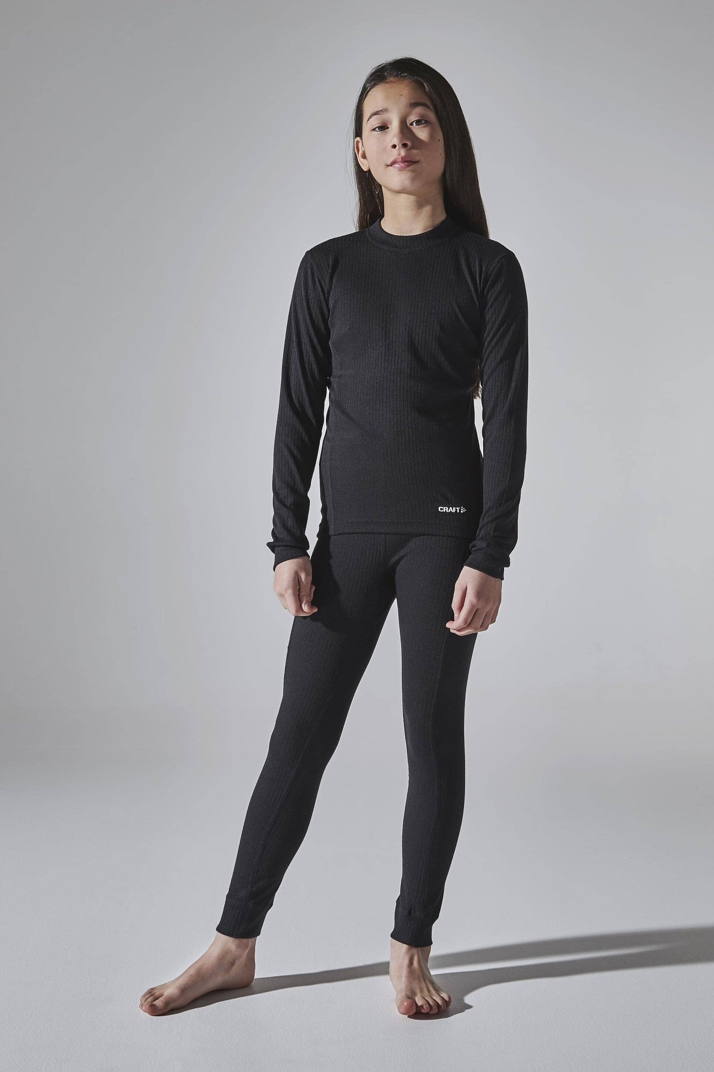 KIDS CORE DRY BASELAYER SET - Black Craft Sportswear NA