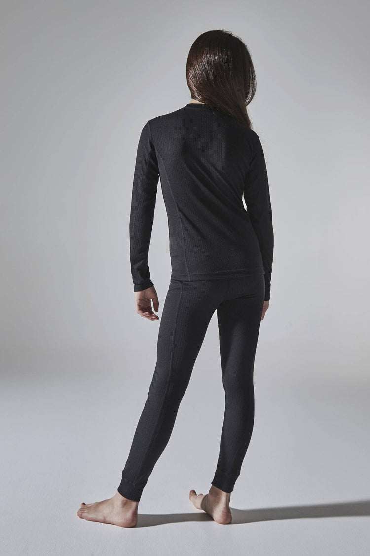KIDS CORE DRY BASELAYER SET - Black Craft Sportswear NA