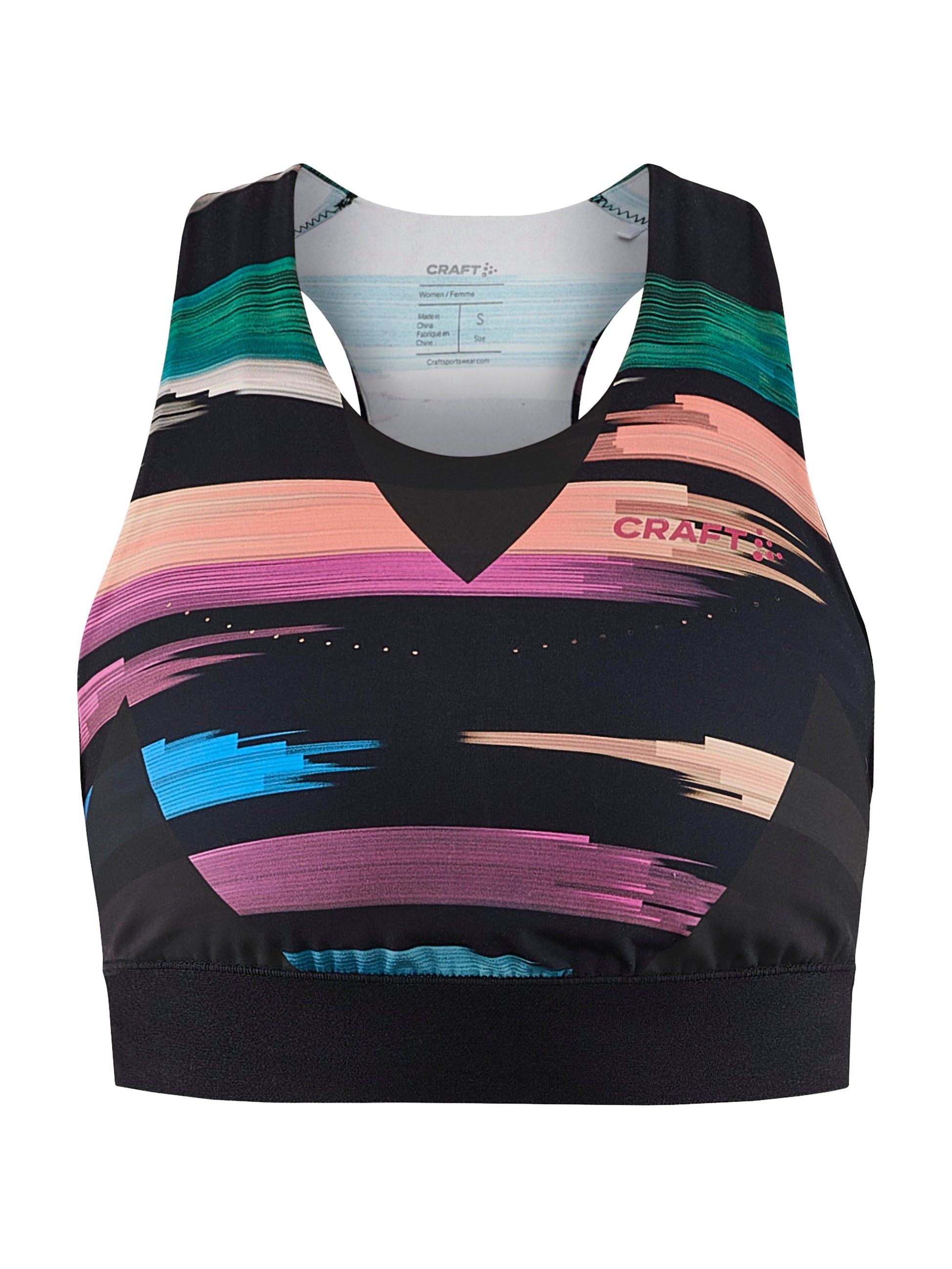 WOMEN'S CTM DISTANCE RUNNING SPORT TOP - MULTI-ROXO Craft Sportswear NA