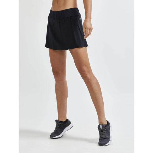 WOMEN'S PRO HYPERVENT 2IN1 RUNNING SKIRT - Black Craft Sportswear NA