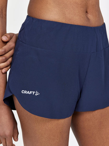 WOMEN'S PRO HYPERVENT RUNNING SPLIT SHORTS - BLAZE Craft Sportswear NA