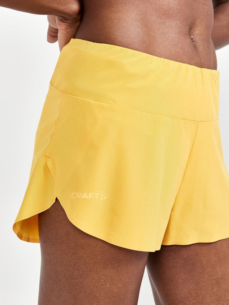 WOMEN'S PRO HYPERVENT RUNNING SPLIT SHORTS - CALM Craft Sportswear NA