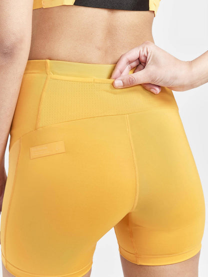 WOMEN'S PRO HYPERVENT RUNNING SHORT TIGHTS - CALM Craft Sportswear NA