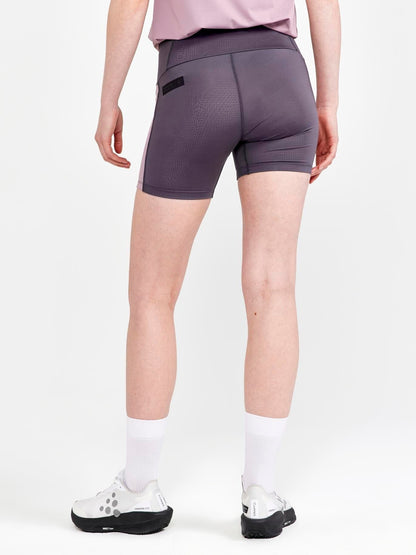 WOMEN'S PRO HYPERVENT RUNNING SHORT TIGHTS - GRANITE-GERBERA Craft Sportswear NA