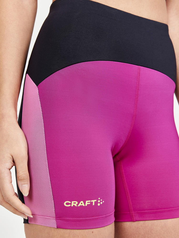 WOMEN'S PRO HYPERVENT RUNNING SHORT TIGHTS - BLACK-ROXO Craft Sportswear NA