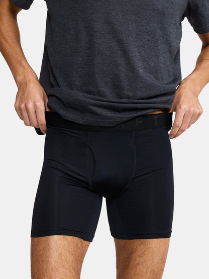 Men's Active Boxer 6-Inch 2-Pack - Black Men's Underwear Craft Sportswear NA