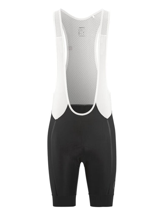 Men's ADV Endur Cycling Bib Shorts - Black/White Craft Sportswear NA