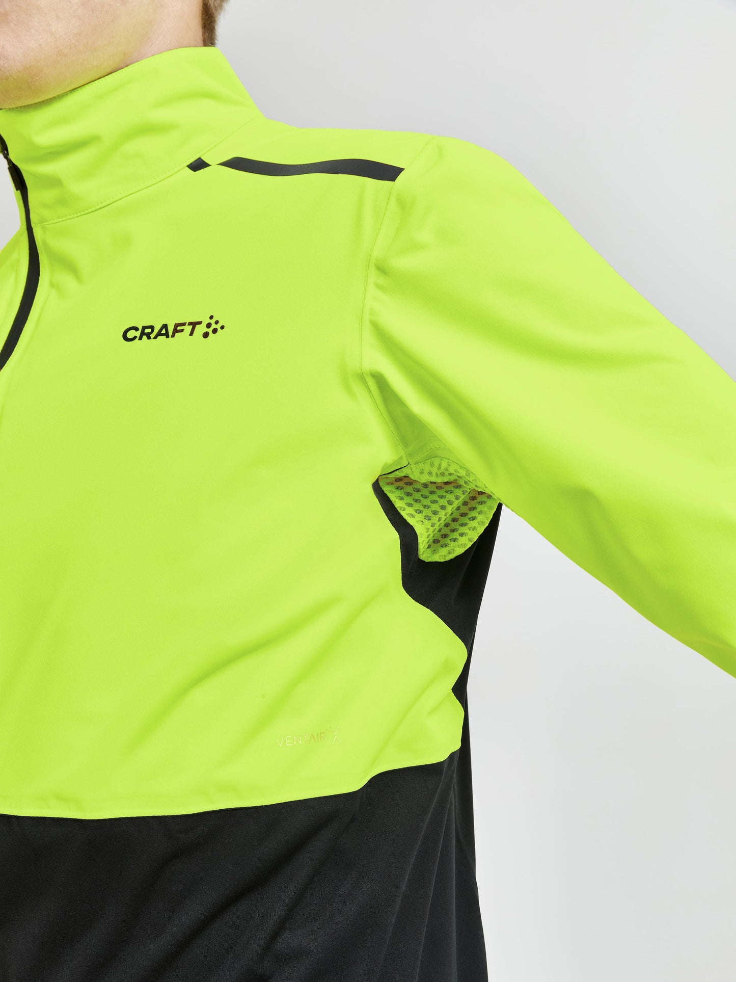 Men's ADV Endur Hydro Cycling Jacket - Flumino/Black Craft Sportswear NA