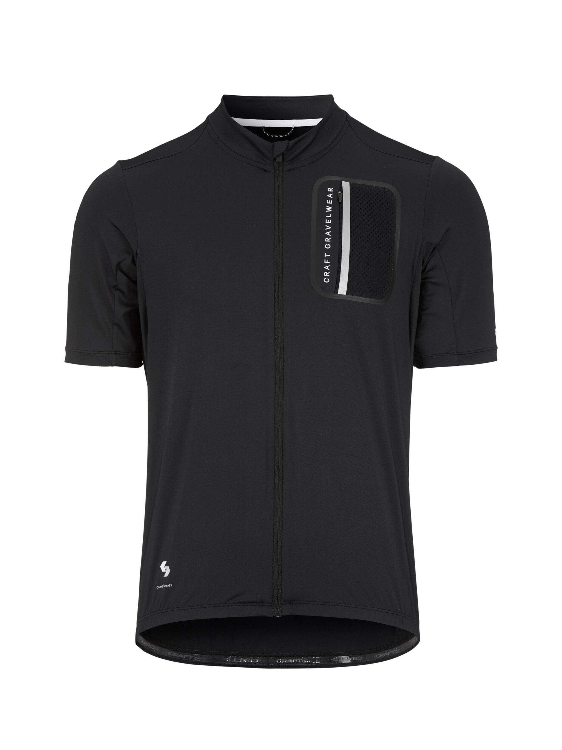 Men's ADV Gravel Cycling Jersey - Black Men's Tops, T's, and Tanks Craft Sportswear NA
