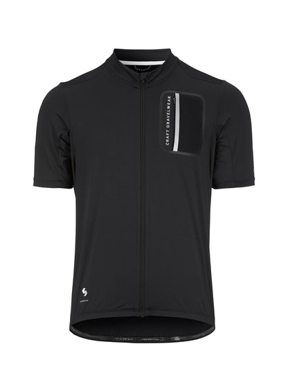 Men's ADV Gravel Cycling Jersey - Black Men's Tops, T's, and Tanks Craft Sportswear NA