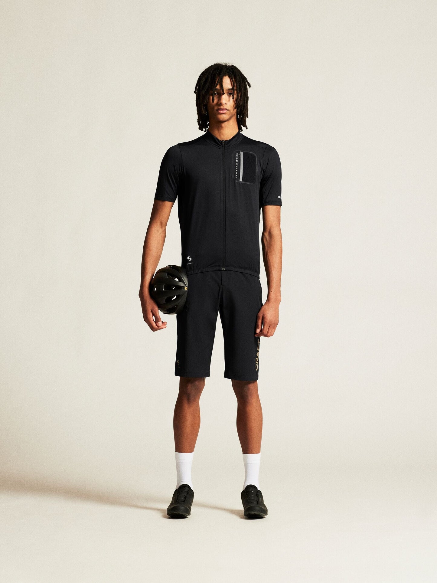 Men's ADV Gravel Cycling Jersey - Black Men's Tops, T's, and Tanks Craft Sportswear NA