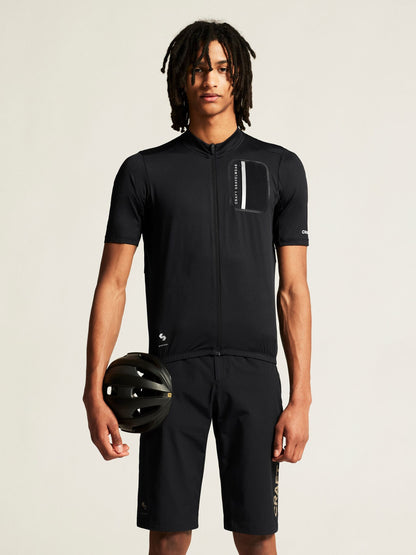 Men's ADV Gravel Cycling Jersey - Black Men's Tops, T's, and Tanks Craft Sportswear NA