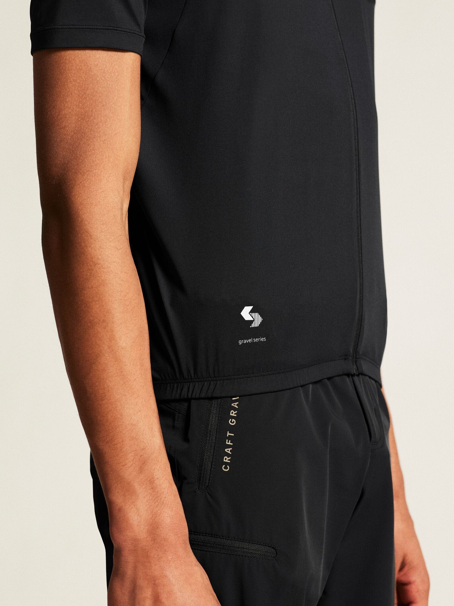 Men's ADV Gravel Cycling Jersey - Black Men's Tops, T's, and Tanks Craft Sportswear NA