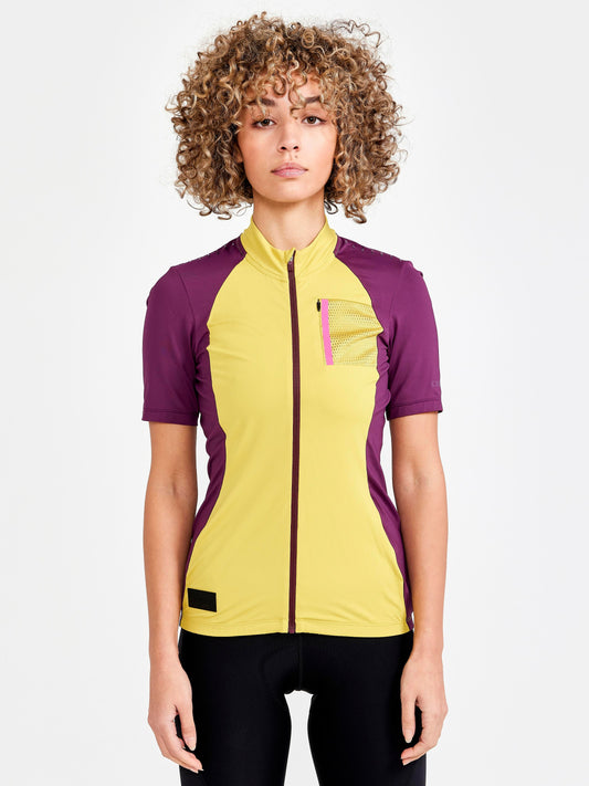WOMEN'S ADV OFFROAD JERSEY - WILD ROSE Craft Sportswear NA