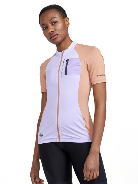 WOMEN'S ADV OFFROAD JERSEY - WILD ROSE Craft Sportswear NA