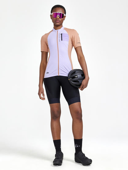 WOMEN'S ADV OFFROAD JERSEY - LAVENDER-CLIFF Craft Sportswear NA