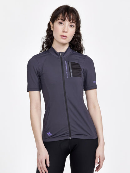 WOMEN'S ADV OFFROAD JERSEY - SLATE-MAGIC Craft Sportswear NA