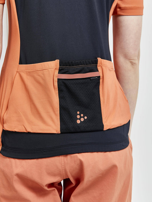 WOMEN'S ADV OFFROAD JERSEY - WILD ROSE Craft Sportswear NA