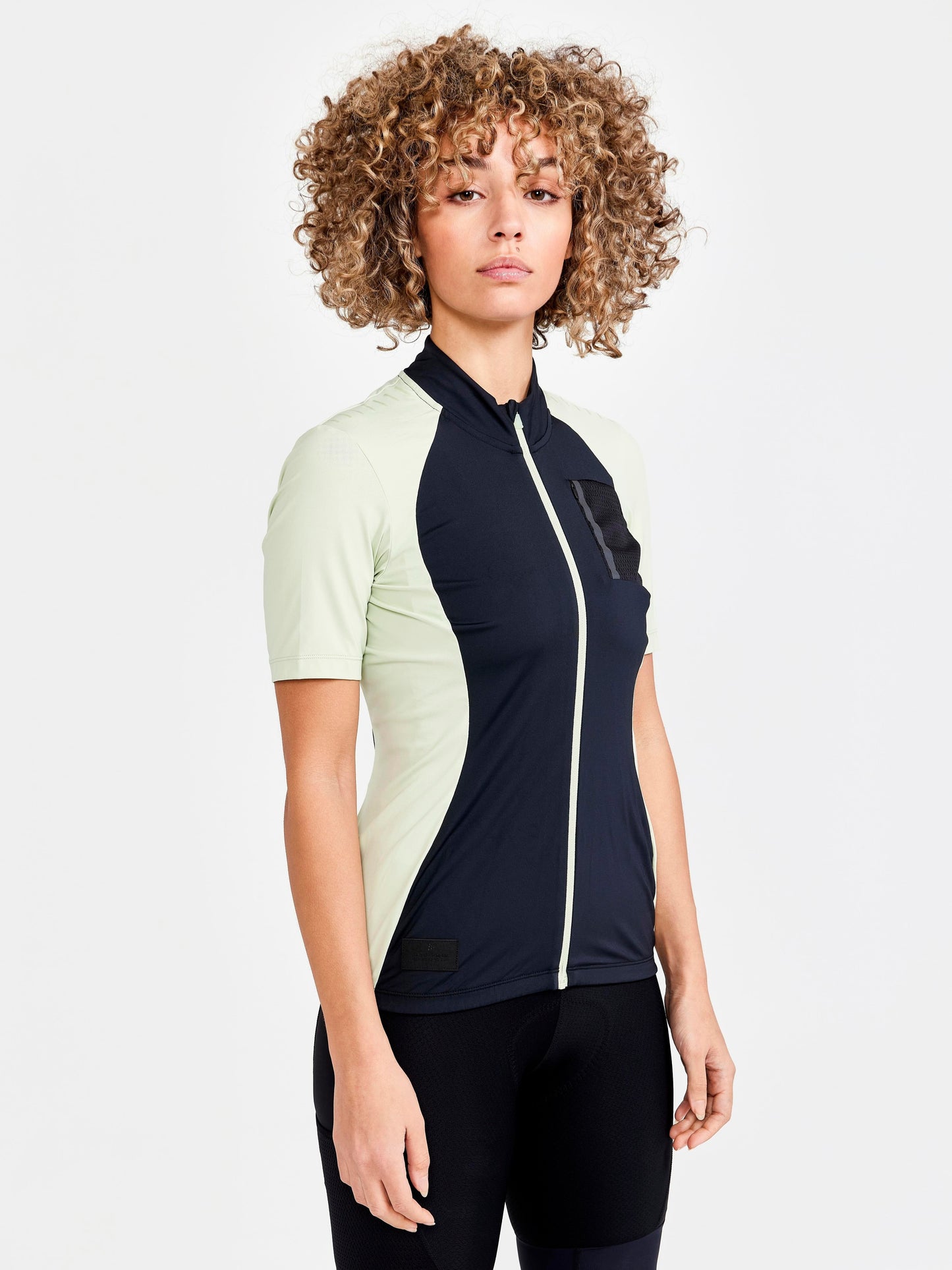 WOMEN'S ADV OFFROAD JERSEY - BLACK-CELADON Craft Sportswear NA