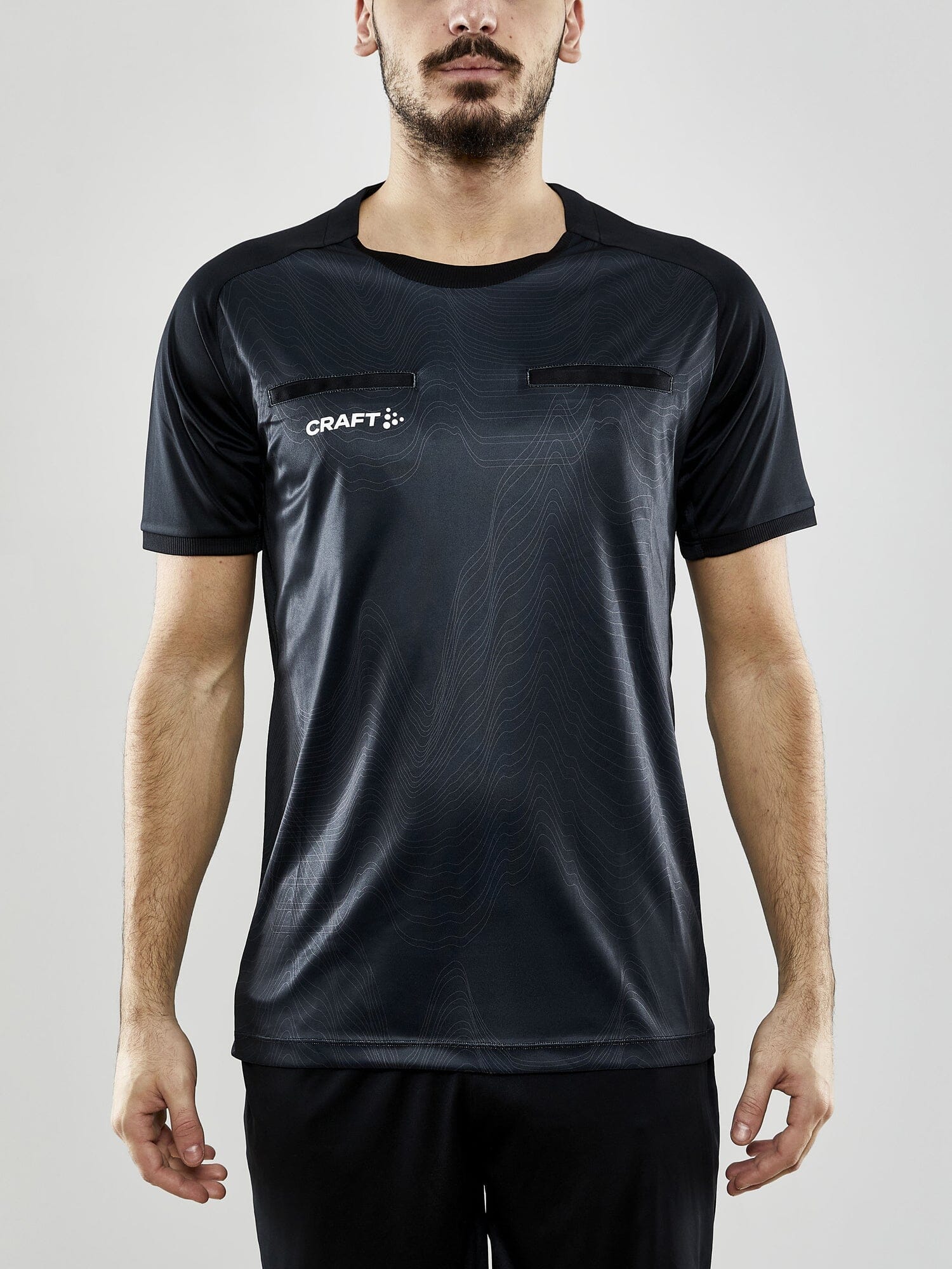 Men's Evolve Referee Jersey - Black Men's Tops, T's, and Tanks Craft Sportswear NA