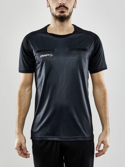 Men's Evolve Referee Jersey - Black Men's Tops, T's, and Tanks Craft Sportswear NA