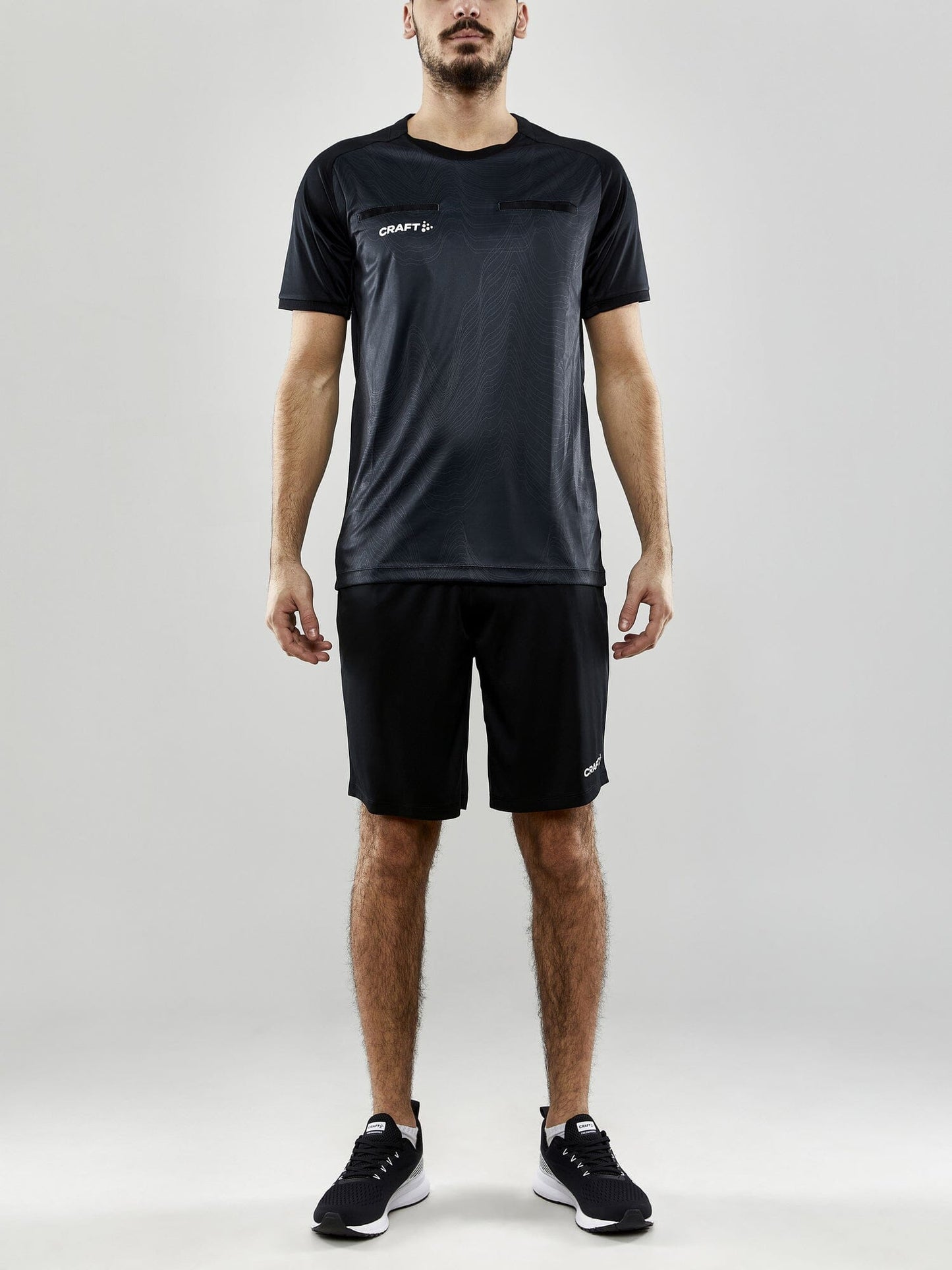 Men's Evolve Referee Jersey - Black Men's Tops, T's, and Tanks Craft Sportswear NA