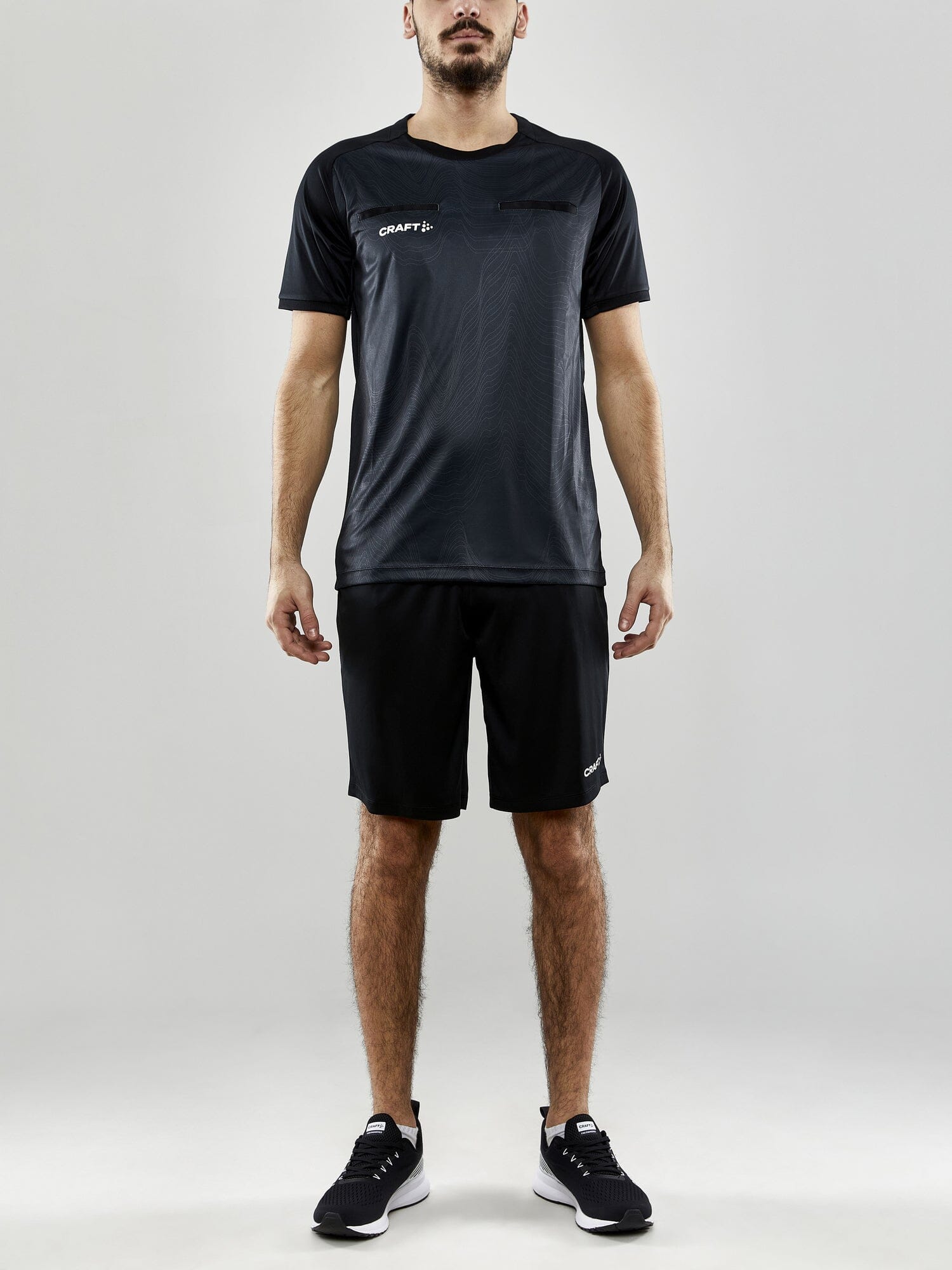 Men's Evolve Referee Jersey - Black Men's Tops, T's, and Tanks Craft Sportswear NA