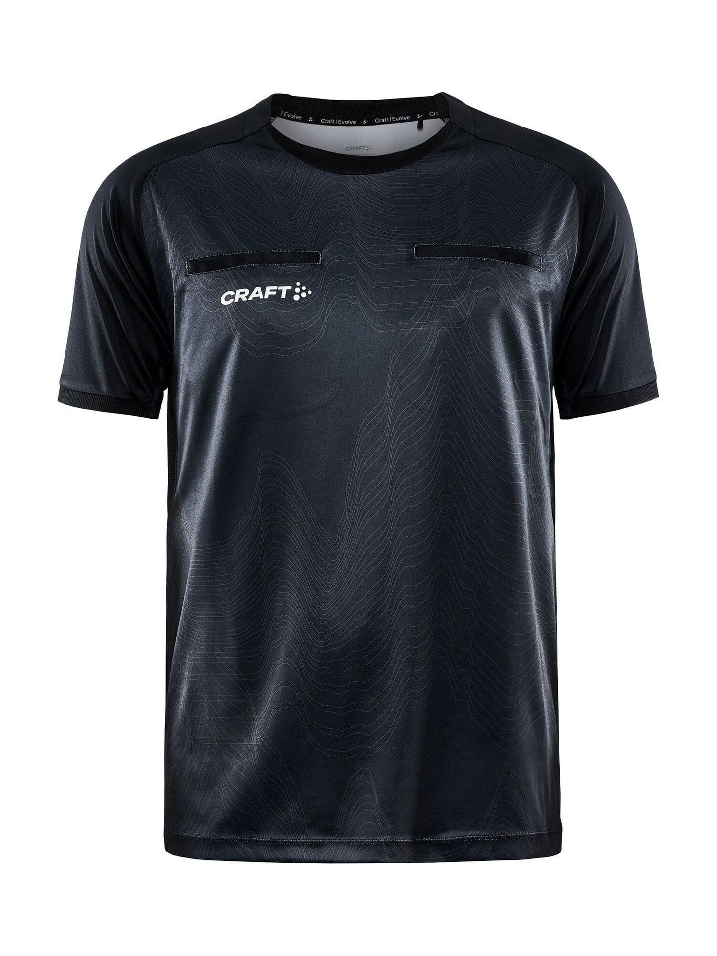 Men's Evolve Referee Jersey - Black Men's Tops, T's, and Tanks Craft Sportswear NA
