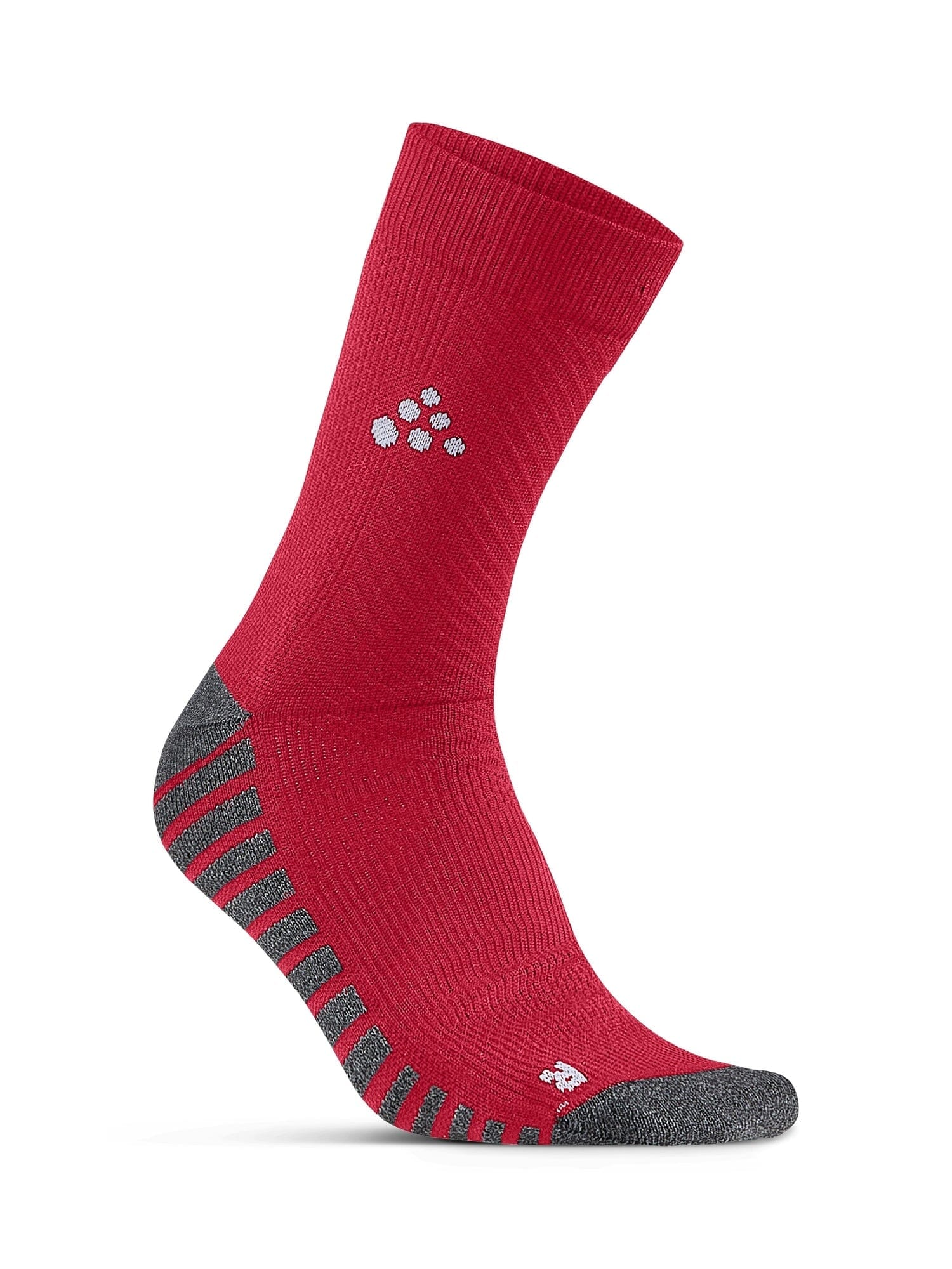 PROGRESS ANTI SLIP MID SOCK UNISEX - BRIGHT RED Craft Sportswear NA