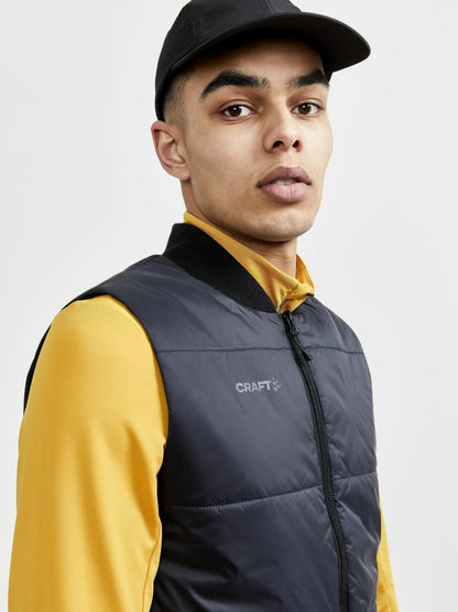 MEN'S CORE LIGHT PADDED VEST - Black Craft Sportswear NA