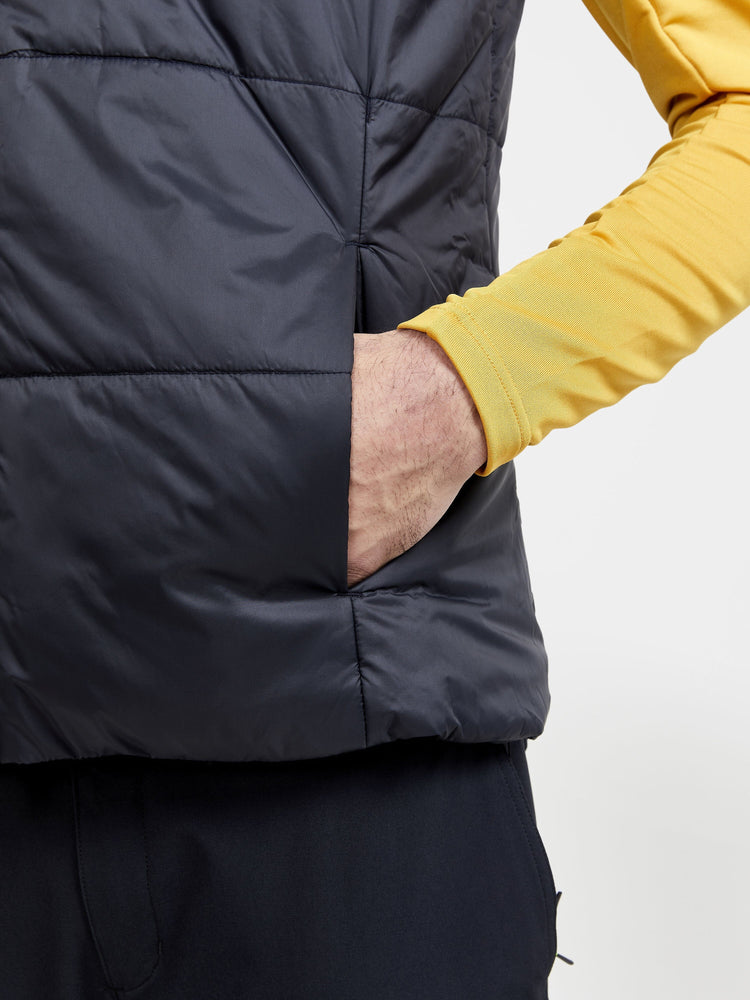 MEN'S CORE LIGHT PADDED VEST - Black Craft Sportswear NA