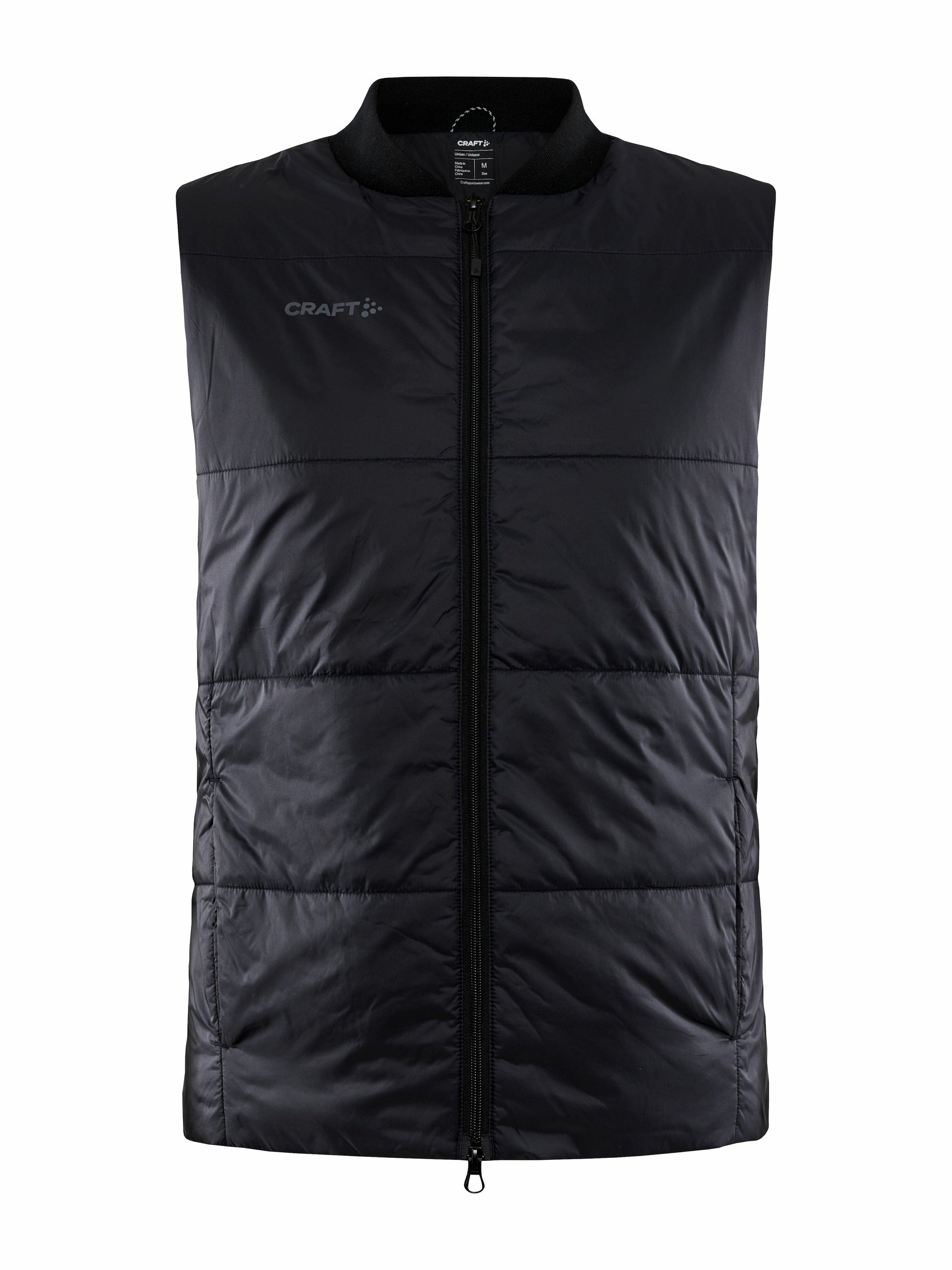 MEN'S CORE LIGHT PADDED VEST - Black Craft Sportswear NA