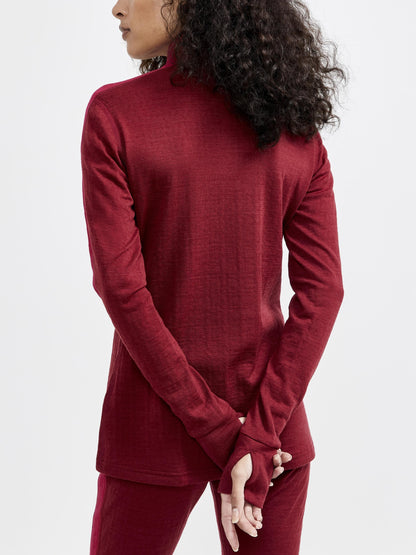 Women's ADV Nordic Wool Baselayer - RHUBARB-MACHINE Craft Sportswear NA